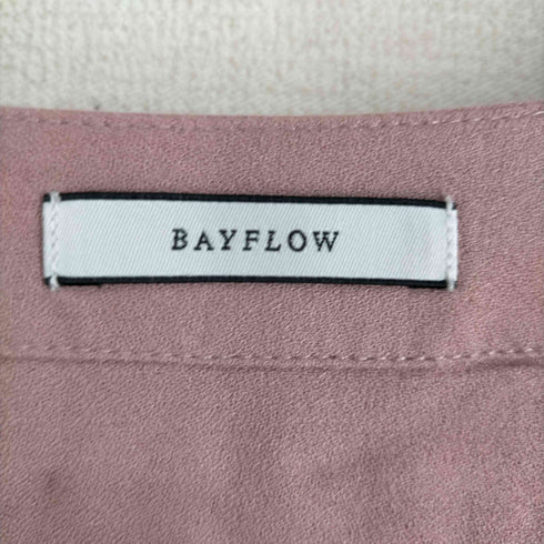 ベイフロー BAYFLOW ソデリブシャツワンピース レディース FREE