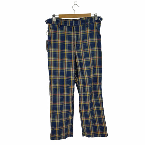 パープルアンドイエロー Purple&Yellow チェック柄 ペインターパンツ メンズ JPN:M