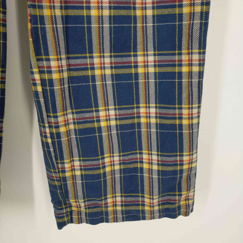 パープルアンドイエロー Purple&Yellow チェック柄 ペインターパンツ メンズ JPN:M