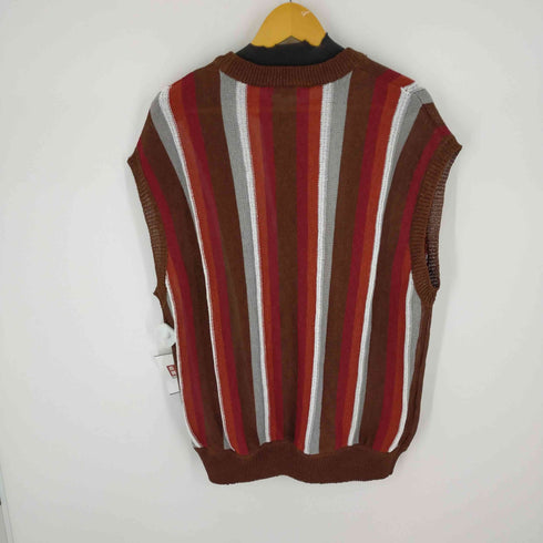 パープルアンドイエロー Purple&Yellow ストライプ ベスト メンズ import:M