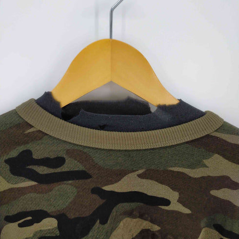 パープルアンドイエロー Purple&Yellow エンボス半袖スウェット メンズ import:M