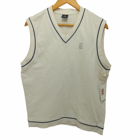 ナイキ NIKE テニスタグ スウェット Vネックベスト メンズ M/95