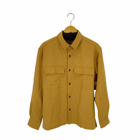 コムサメン COMME CA MEN ポリエステルツイル ミリタリーシャツ メンズ M