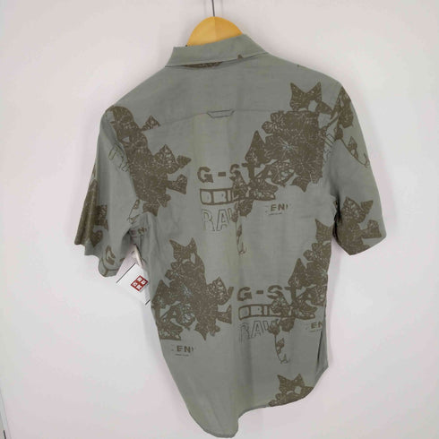 ジースターロー G-STAR RAW STRAIGHT FIT 総柄S/Sシャツ メンズ JPN:XS