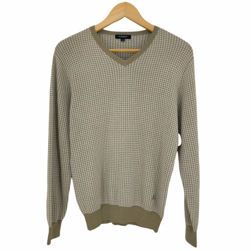 バーバリー BURBERRY 千鳥格子 シルクコットン ニット メンズ import:M