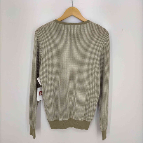 バーバリー BURBERRY 千鳥格子 シルクコットン ニット メンズ import:M