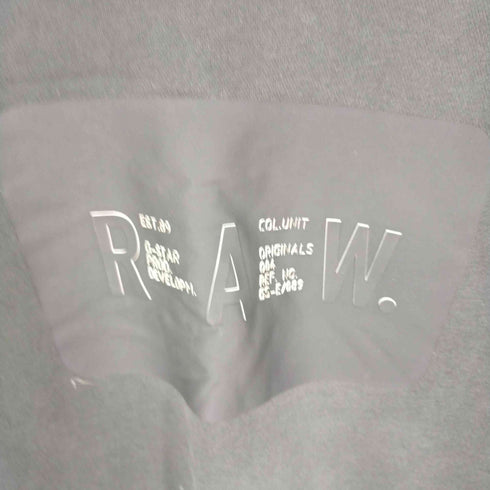 ジースターロー G-STAR RAW ボックスプリント裏起毛スウェット メンズ JPN:S