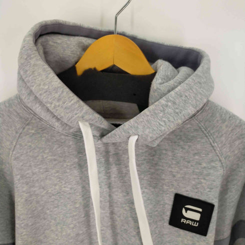 ジースターロー G-STAR RAW ボックスロゴワッペンプルオーバーパーカー メンズ JPN:L