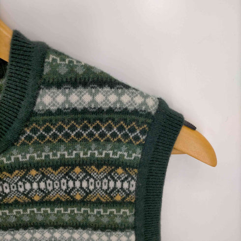 バーバリー BURBERRY ウールカシミア ニットベスト メンズ import:M
