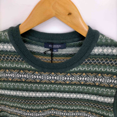 バーバリー BURBERRY ウールカシミア ニットベスト メンズ import:M