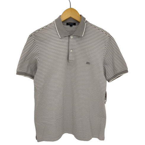 バーバリー BURBERRY ボーダー ポロシャツ メンズ import:M