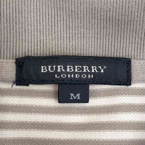 バーバリー BURBERRY ボーダー ポロシャツ メンズ import:M
