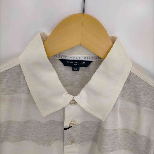 バーバリー BURBERRY ボーダー ポロシャツ メンズ import:M