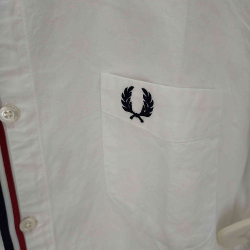フレッドペリー FRED PERRY ロゴ刺繍L/Sシャツ メンズ JPN:M