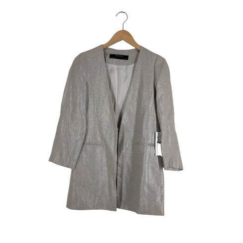 ザラ ZARA ワンフックノーカラージャケット レディース JPN:XS