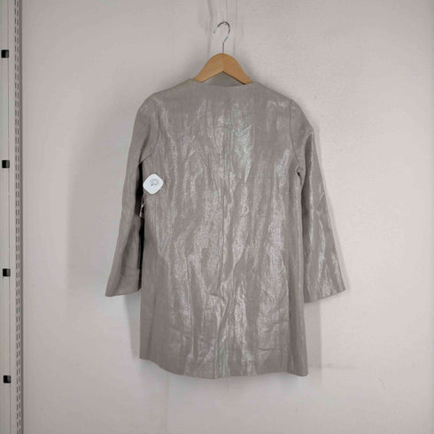 ザラ ZARA ワンフックノーカラージャケット レディース JPN:XS