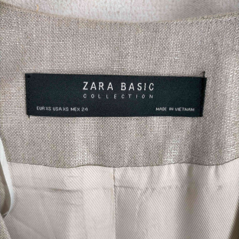 ザラ ZARA ワンフックノーカラージャケット レディース JPN:XS