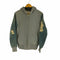 ディーゼル DIESEL ダメージデニム x スウェット ジップアップフーディブルゾン ハトメ メンズ import:S