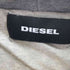 ディーゼル DIESEL ダメージデニム x スウェット ジップアップフーディブルゾン ハトメ メンズ import:S