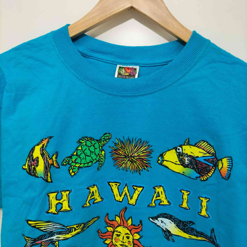 フルーツオブザルーム FRUIT OF THE LOOM フロントプリントクルーネックTシャツ メンズ import:M