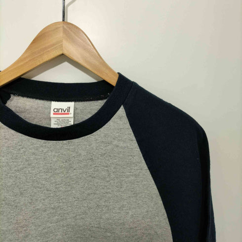 アンビル Anvil ラグランスリーブ 7分丈Tシャツ メンズ import:M