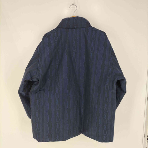 ニードルズ Needles Hooded Down Sur Coat - C/PE Moire Stripe Jq. フーデッドダウンサーコート メンズ JPN:S
