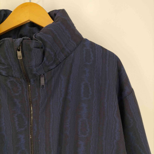 ニードルズ Needles Hooded Down Sur Coat - C/PE Moire Stripe Jq. フーデッドダウンサーコート メンズ JPN:S