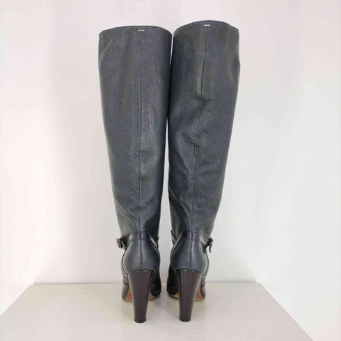 メゾンマルタンマルジェラ Maison Martin Margiela 22 レザー切替 サイドバックルベルト ヒールロングブーツ レディース 38 1/2