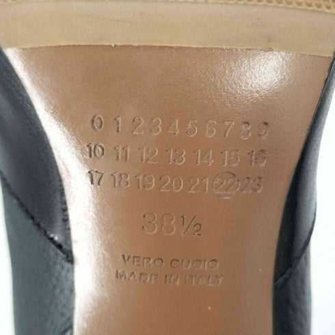 メゾンマルタンマルジェラ Maison Martin Margiela 22 レザー切替 サイドバックルベルト ヒールロングブーツ レディース 38 1/2
