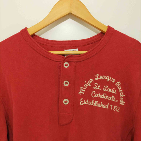 ユニクロ UNIQLO OLD 00s メジャーリーグヘンリーネックスウェット メンズ JPN:L