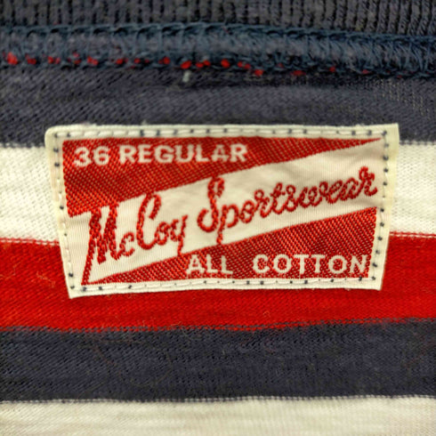 リアルマッコイズ REAL McCoyS マルチボーダー S/S Tシャツ レディース