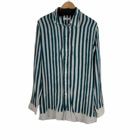 エキプモンフェム EQUIPMENT FEMME ストライプ柄 ボタンダウンシャツ レディース JPN:L
