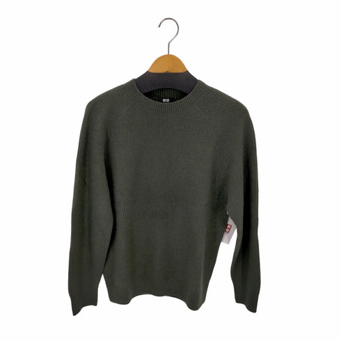 ユニクロ UNIQLO 3Dスフレヤーンクルーネックセーター メンズ JPN:M