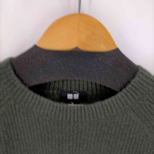 ユニクロ UNIQLO 3Dスフレヤーンクルーネックセーター メンズ JPN:M