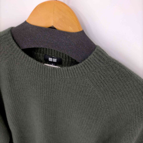 ユニクロ UNIQLO 3Dスフレヤーンクルーネックセーター メンズ JPN:M