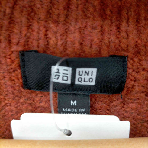 ユニクロ UNIQLO 3Dスフレヤーンクルーネックセーター メンズ JPN:M