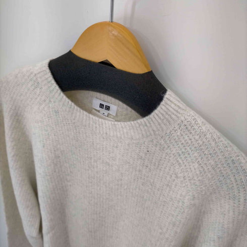 ユニクロ UNIQLO 3Dスフレヤーンクルーネックセーター メンズ JPN:M