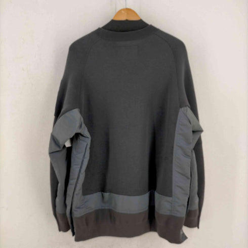 サカイ Sacai Nylon Twill x Sponge Sweat Pullover メンズ JPN:2