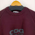 シーディージー コムデギャルソン CDG COMME des GARCONS ロゴプリント クルーネックニット メンズ JPN:L