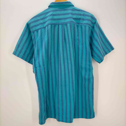 エルエルビーン L.L.Bean COOL WEAVE S/Sストライプシャツ メンズ JPN:M