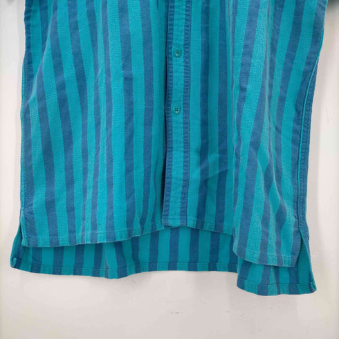 エルエルビーン L.L.Bean COOL WEAVE S/Sストライプシャツ メンズ JPN:M