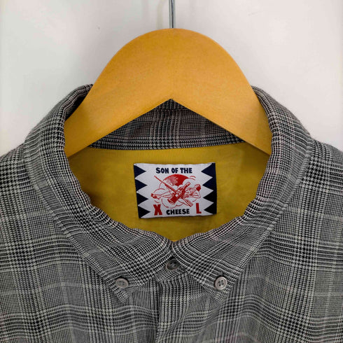 サノバチーズ SON OF THE CHEESE Two tone shirt メンズ JPN:XL