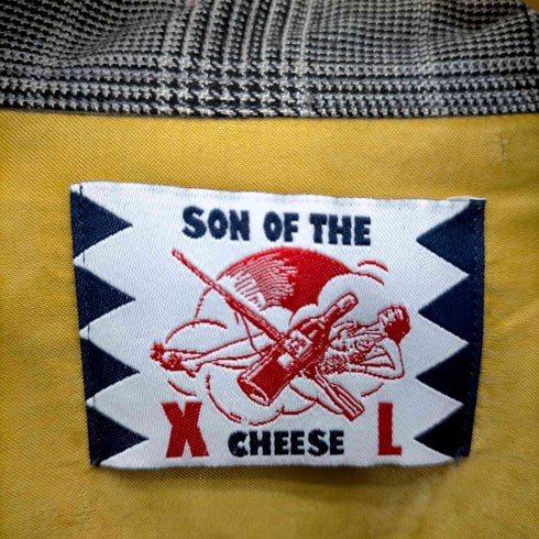 サノバチーズ SON OF THE CHEESE Two tone shirt メンズ JPN:XL