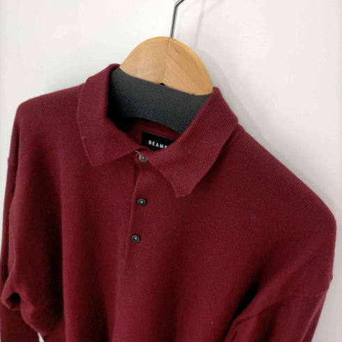 ビームス BEAMS 14Gニットポロシャツ メンズ JPN:L