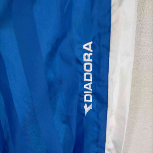 ディアドラ DIADORA 裾ジップ サイドライン ナイロンパンツ メンズ XO