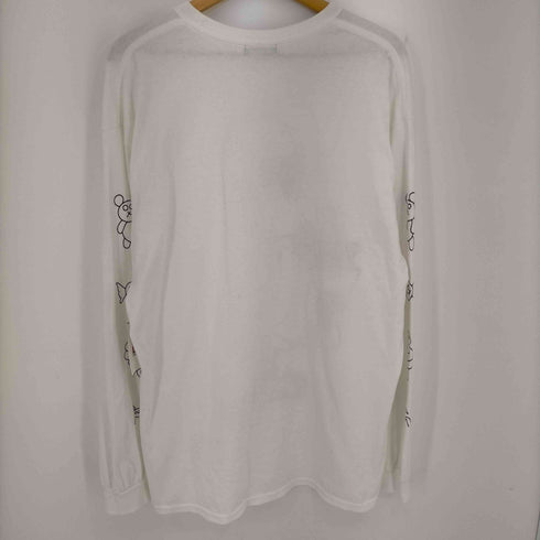 ミルク ボーイ MILK BOY おばけプリント 長袖Tシャツ メンズ