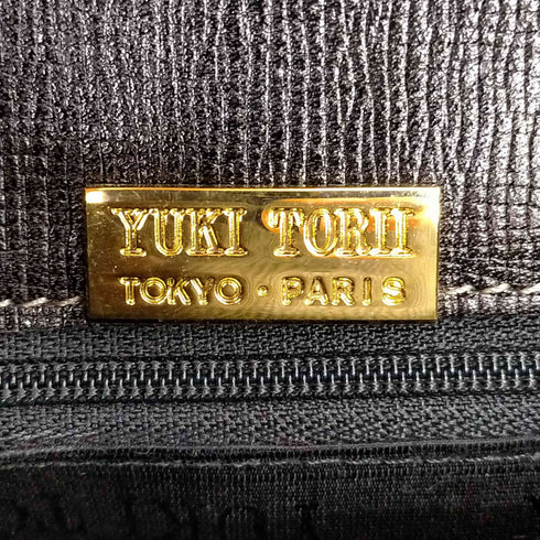 ユキトリイ YUKI TORII チャーム付き レザーハンドバッグ レディース