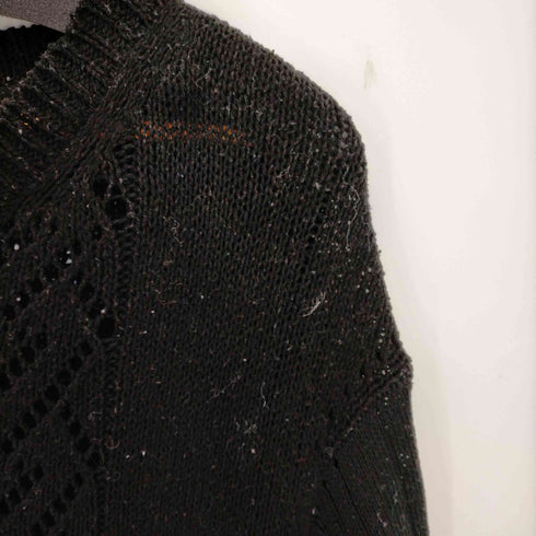 ヨウジヤマモトプールオム Yohji Yamamoto POUR HOMME オーバーサイズ シアーコットンニット メンズ JPN:3