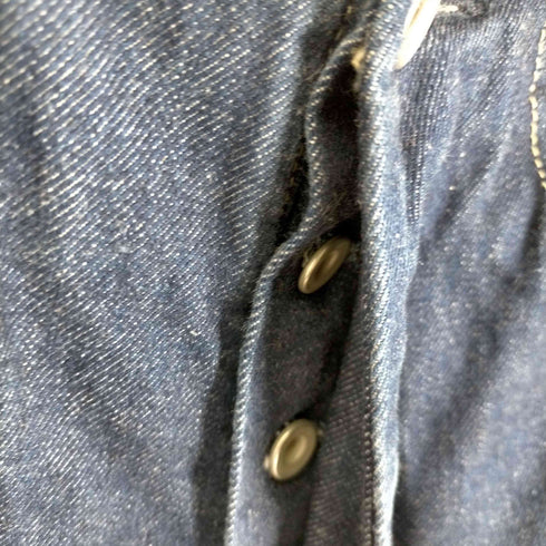 ウエストオーバーオールズ WESTOVERALLS 20SS 106B DENIM ボタンフライ テーパードデニムパンツ メンズ W30