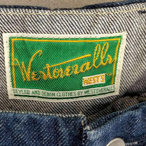 ウエストオーバーオールズ WESTOVERALLS 20SS 106B DENIM ボタンフライ テーパードデニムパンツ メンズ W30